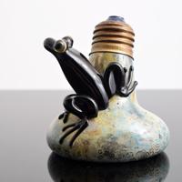 John Nygren Frog Sculpture, Paperweight - Sold for $2,000 on 02-06-2021 (Lot 256).jpg